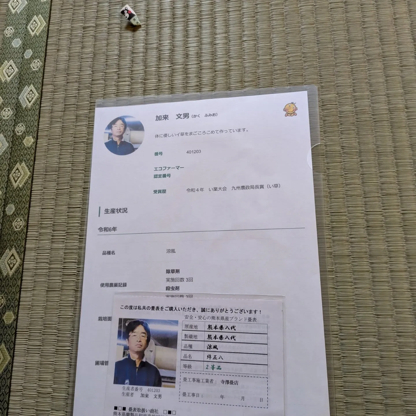 江南市新畳工事