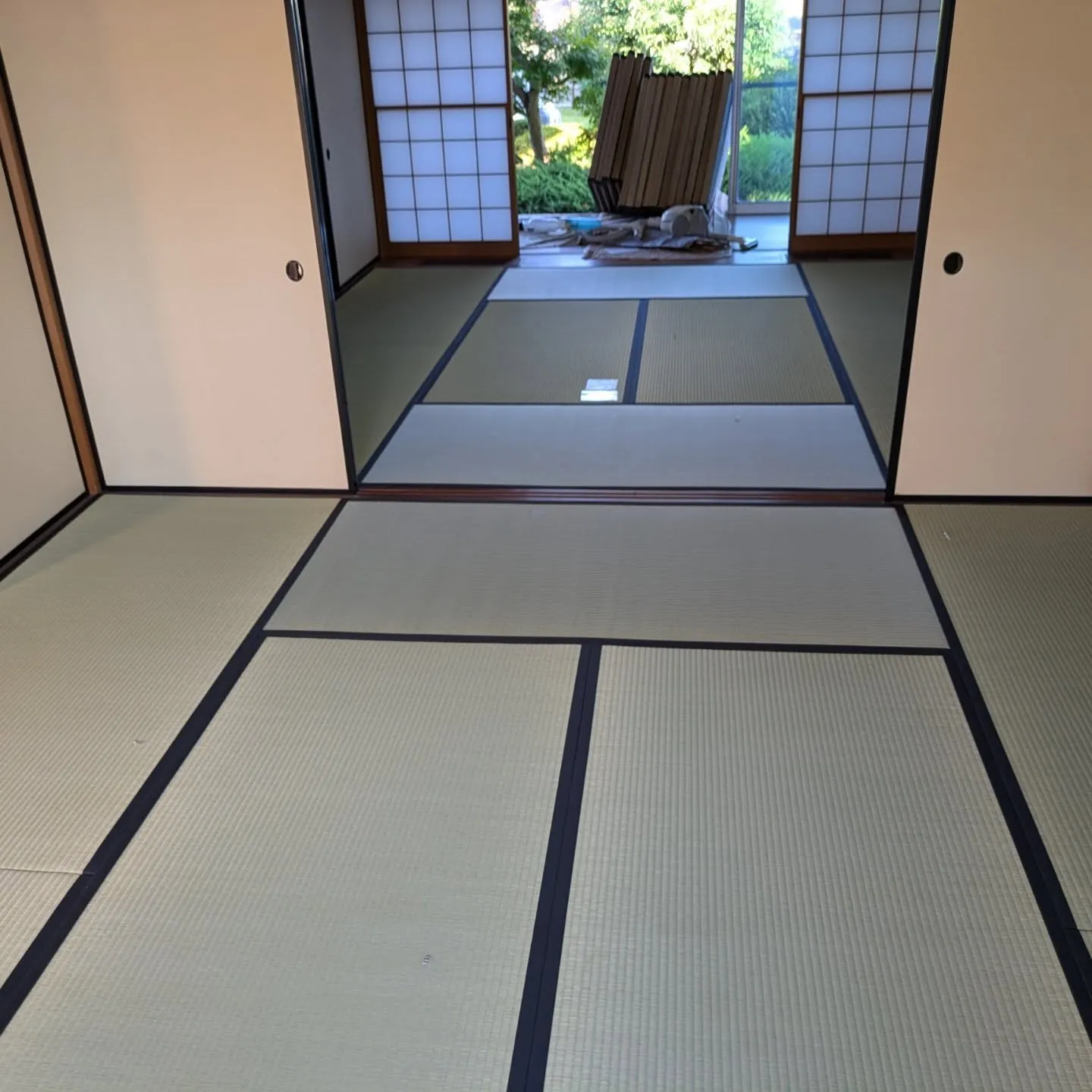 江南市新畳・障子工事